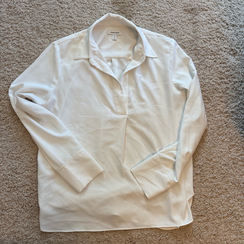 Nordstrom off white blouse - Size M